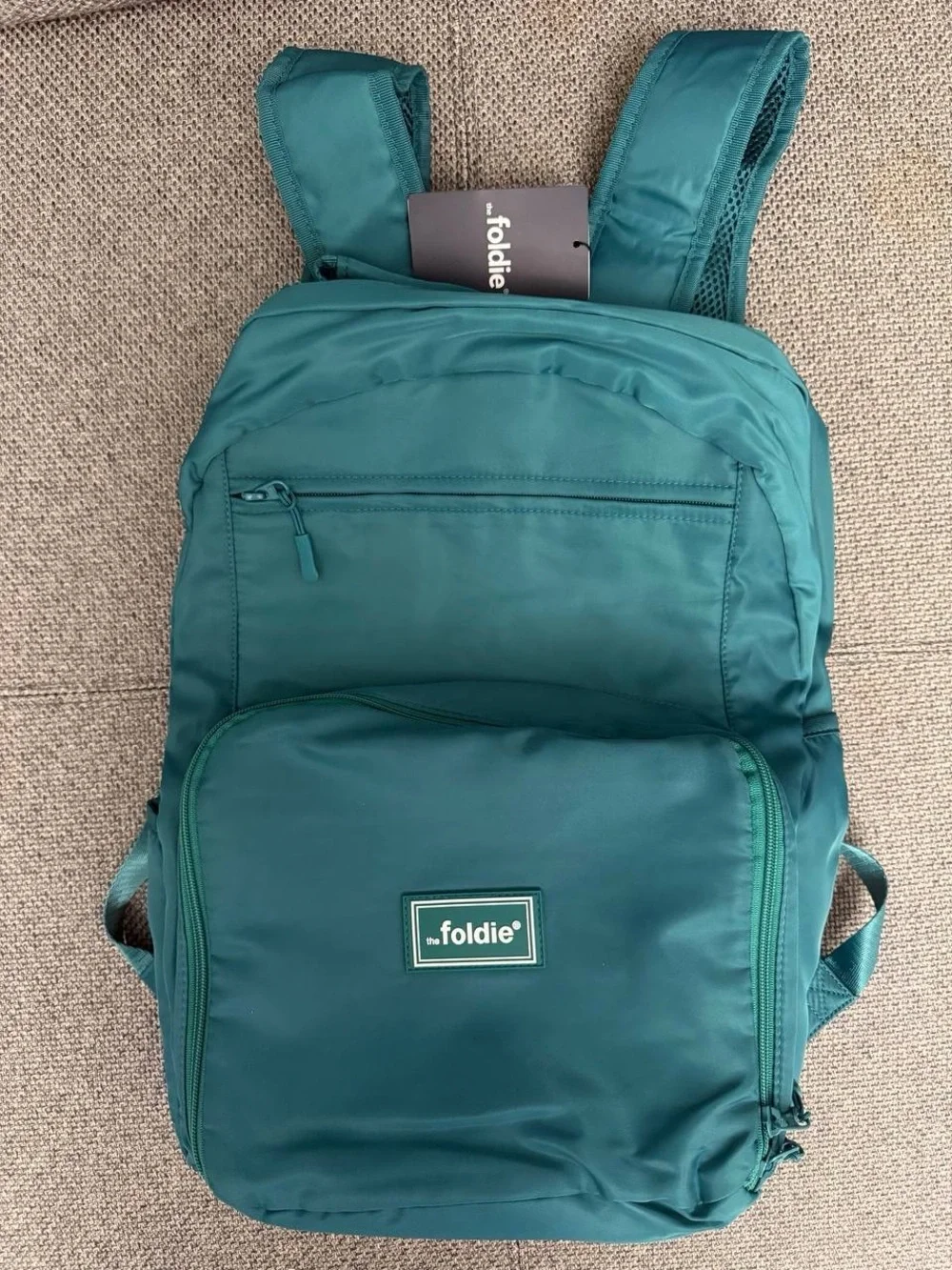 The Foldie® Backpack + Packing Cube Set (teal)